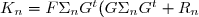 K_n=F\Sigma_nG^t(G\Sigma_nG^t+R_n)^{-1}